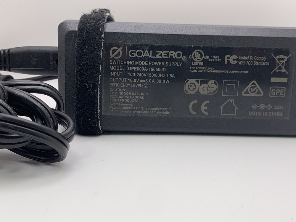 Genuine OEM GOAL ZERO Yeti Lithium 400, 1000, 1400, 3000 AC Power Supply