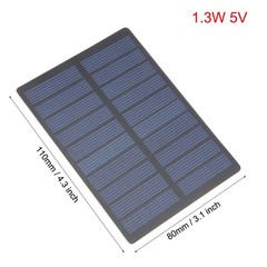 5pcs 1.3W 5V Small DIY Solar Panel Module for Cell Phone Charger