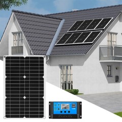 400W Watt Flexible Solar Panel 12V Mono Home RV Rooftop Camping Off-Grid Power