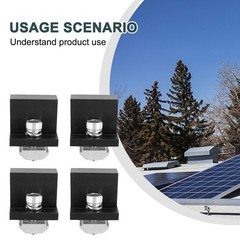 Solar Panel Support Fixing Mounting PV Parts Photovoltaic Rack Supplies
