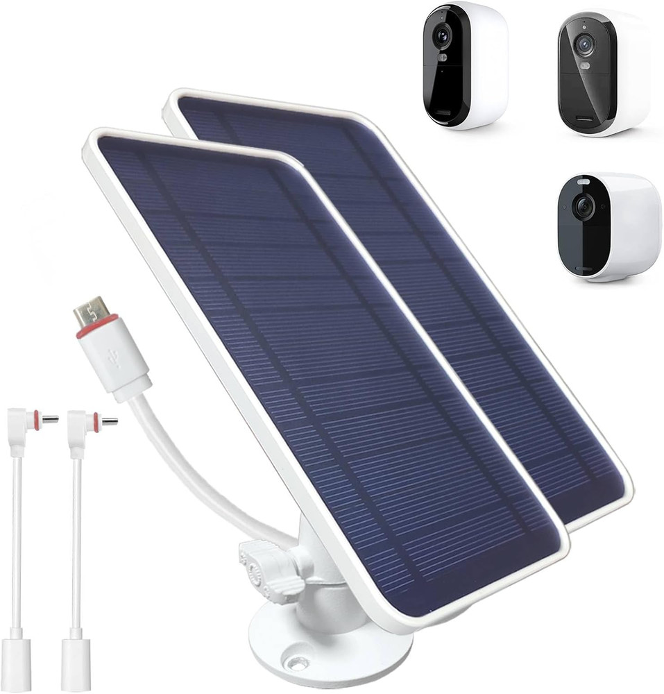 Solar Panel for Arlo Essential 2K/2K XL (All 1St/2Nd/3Rd Gen) and Essential/Xl S
