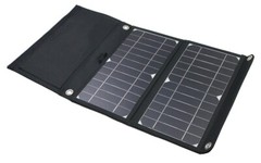 Monocrystalline Portable 15W / 5V USB Solar Panel Folding Camping Fishing