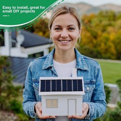 40 Pcs Mini Solar Panels 3V 120MA Small Polycrystalline Solar Cells Bulk DIY …