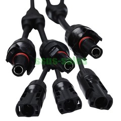 Solar MC-4 Photovoltaic Connector Y-Type Splitter Adapter with Waterproof US