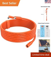 14AWG 10FT Solar Extension Cable with Right Angle DC8020 Adapter for Power St…