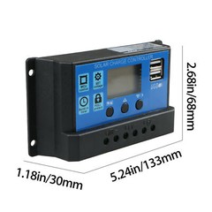 22W Solar Panel Kit 12V Trickle Charger Battery Charger Maintainer Boat RV Car