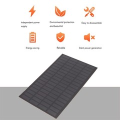 High Quality 18V 2.5W Polycrystalline Stored Solar Panel Module4843
