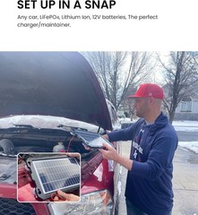 Upgraded Solar Charging Kit for Vehicles