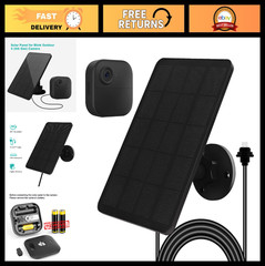 4W Solar Panel Charger for Blink Outdoor 4 Camera – 13.12ft Cable, IP65 Waterpro