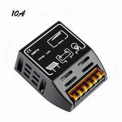 Solar Charge Controller 12V Smart Adjustable Solar Panel Controller Portable Use