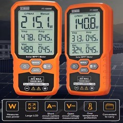 ZIBOO FT-1000W Solar Panel Tester MPPT Meter – 1000W Max Power,