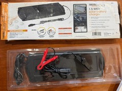12 volt Solar Battery Maintainer Car Panel Charger 1.5 watt Thunderbolt