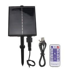 1200mAh Solar Panel Control Box Kits Lithium Battery Panel for 3.7V 24V LED8660
