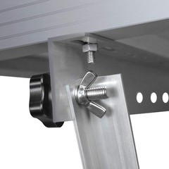 Durable Aluminum Solar Panel Brackets with Quick Assembly for Off-Grid Systems