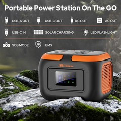 97.6Wh External Battery Power Pack with LED Light for Adventure & Emergency Use