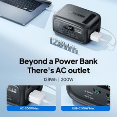 BLUETTI Elite 10 200W 128Wh Portable Power Station LED for Camping Road Trip