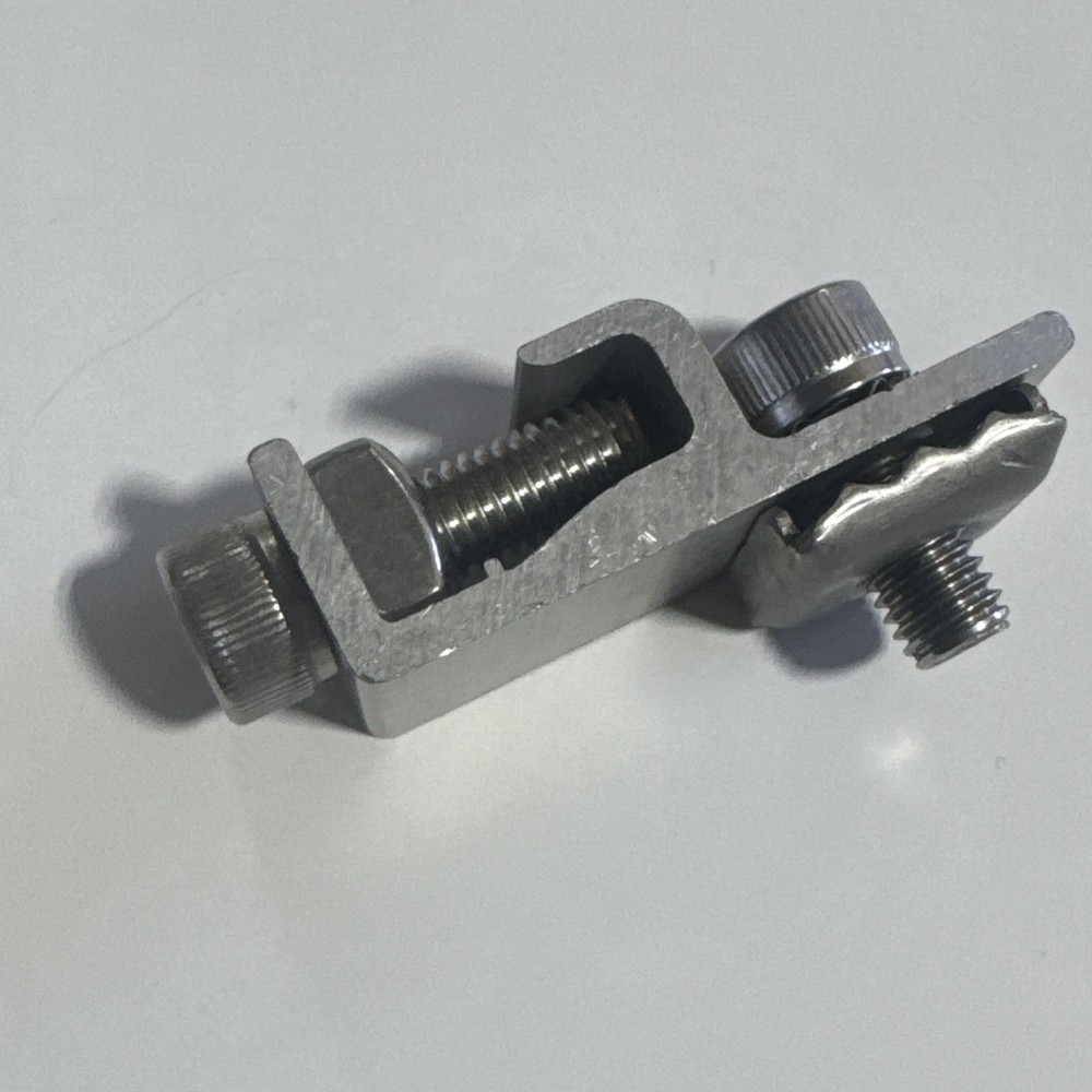 CHIKO Solar Module Mounting Clamps, Mounting System Grounding Clip LOT OF 20