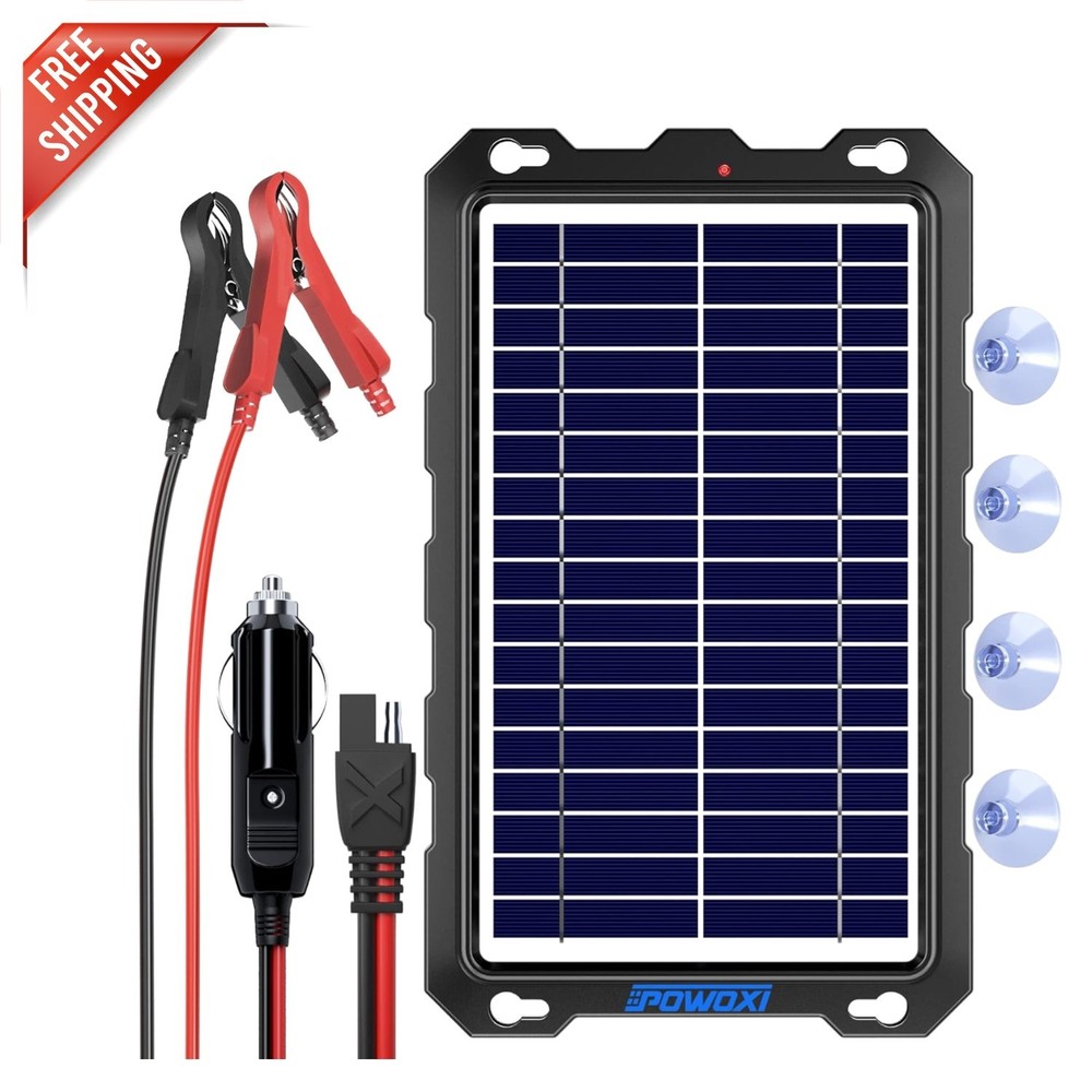 High-Performance 7.5W Waterproof Solar Charger for Motorcycles & Snowmobiles