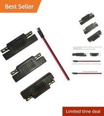 SAE Polarity Correctors – 3 Pack Male-to-Male Connectors for Solar Chargers