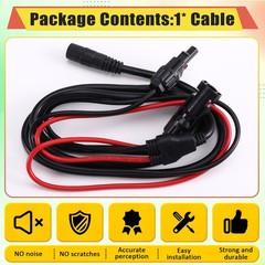 DC8020 Female to Solar Connector Cable for SolarSaga 500x 200W 100W8074