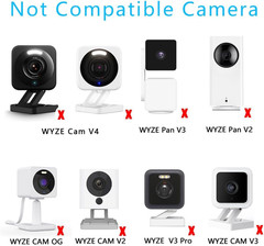 2 Pack Solar Panel Compatible with WYZE Battery Cam Pro, Eufycam 2C/2C Pro, 4W 5