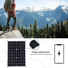 10000W 110V Power Inverter Solar Generator With 500W Solar Panel Home CompletepL