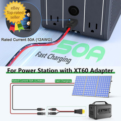 10AWG XT60 Solar Cable- Solar to XT60 Cable 3FT XT60 Charging Adapter for RV Pow