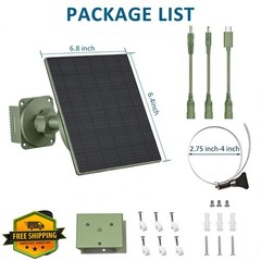 Zivif Solar Panel Trail Camera Charger