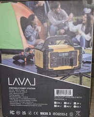 600W Portable Power Station, 647Wh Backup Lithium Battery, 120V/600W AC Outlet