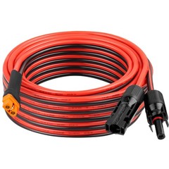 30FT Solar Panel Adapter Cable XT60i 10AWG Tinned Copper Wire, PVC Jacket, Exten