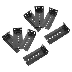 8 Pcs Track Mounting Lifting Lugs Drawer Slide Brackets Keyboard under Desk