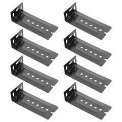 8 Pcs Track Mounting Lifting Lugs Drawer Slide Brackets Keyboard under Desk