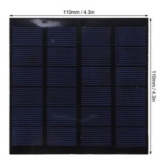 1.5W Solar Panel 6V High Conversion Rate Energy Saving High Stability Solar