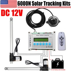 Complete 6000N Dual Axis Solar Tracker Solar Panel Tracking Sunlight Track Kits