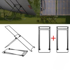 2Pcs Solar Panel Mounting Bracket Quick Angle Adjustment Metal Hardware Foldable
