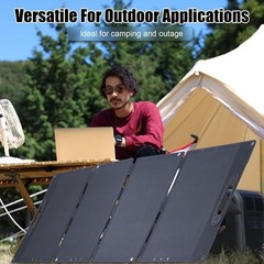 100W/200W Outdoor Camping Portable Solar Panel Foldable Solar Panel Waterproof