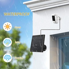 Solar Panel for Ring Spotlight Cam Plus/Pro with 10FT Waterproof Cable
