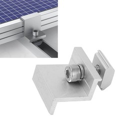 40mm 10PCS Aluminum Solar Panel Clamps For Fast Mounting On Roofs