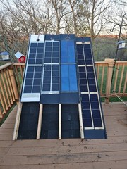 DIY Solar Panel, String of 4 PV cells (1 box, 320 PV cells) 9bb, 22.2%-23.5% eff