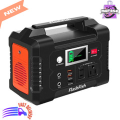 Portable Power Station, FlashFish 40800mAh Solar Generator With 110V AC Outlet/2