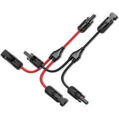 5 Pairs Solar Connectors 30A YBranch Cable, Solar Cable Parallel Adaptor Solar P