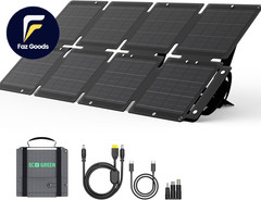 Portable Solar Panel 60W Monocrystalline 24.8% High Efficiency Foldable Solar
