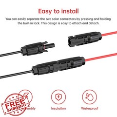 ELFCULB 10AWG 2FT Solar Panel to Anderson Connector Cable