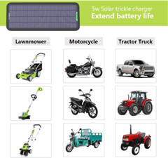 18V 12V 5W Portable Solar Panel Car Boat Power Solar Panel Battery