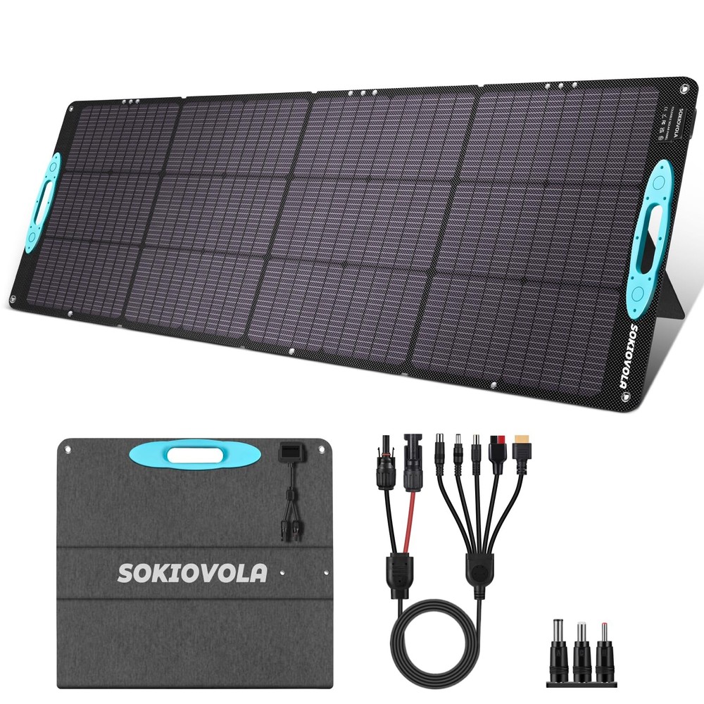 SOKIOVOLA 200W Solar Panel 200 Blue
