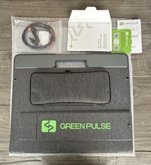 Green Pulse 120W Solar Panel Model GP-SOP001 Portable & Foldable For 300W/500W/