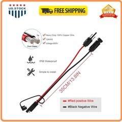 10AWG Solar Extension Cable 30cm with SAE Adapters and Polarity Reverse Adapters