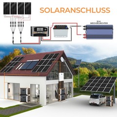 Solar Panel Y Branch Cable Connection Waterproof Adapter Connector Extension NEW