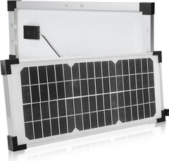 10 Watt Solar Panel Kit Replace FM123 for Mighty Mule FM200 FM350 FM500 FM502 MM