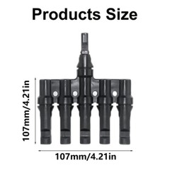 Sustainable Energy T Branch Connectors Durability Connectors for Solar Panel